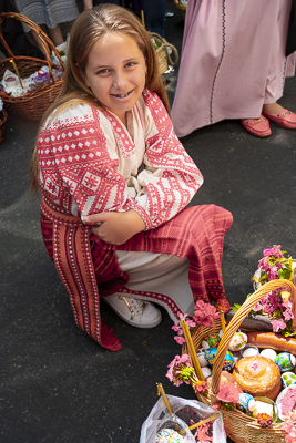 Divine Liturgy and Blessing of Baskets. 