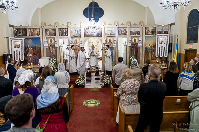 Paschal Matins and Blessing Baskets with His Eminence Archbishop Daniel Zelinsky.