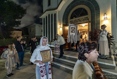 Easter Matins. Paschal Procession followed by Paschal Matins and Blessing of Baskets