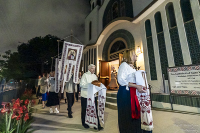 Easter Matins. Paschal Procession followed by Paschal Matins and Blessing of Baskets