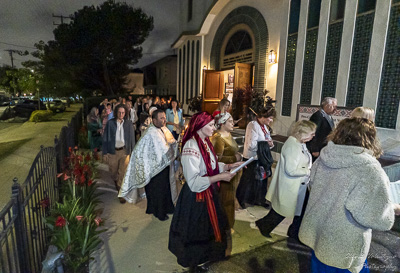 Easter Matins. Paschal Procession followed by Paschal Matins and Blessing of Baskets