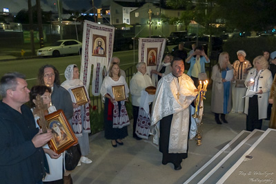 Easter Matins. Paschal Procession followed by Paschal Matins and Blessing of Baskets