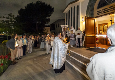 Easter Matins. Paschal Procession followed by Paschal Matins and Blessing of Baskets