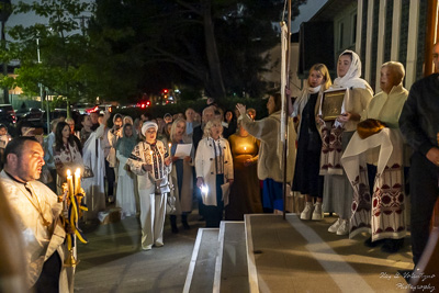 Easter Matins. Paschal Procession followed by Paschal Matins and Blessing of Baskets