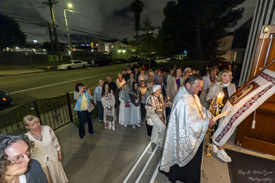 Easter Matins. Paschal Procession followed by Paschal Matins and Blessing of Baskets
