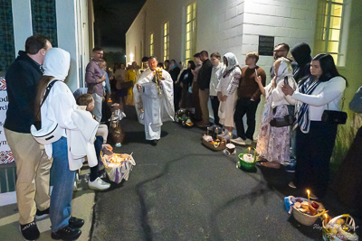 Easter Matins. Paschal Procession followed by Paschal Matins and Blessing of Baskets