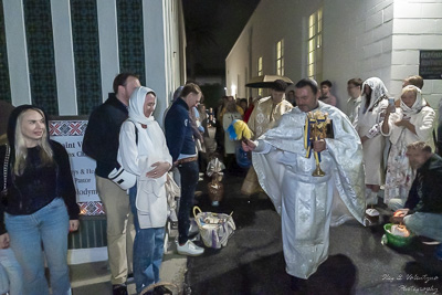 Easter Matins. Paschal Procession followed by Paschal Matins and Blessing of Baskets