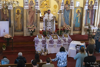 The Bright Resurrection of Christ. Blessing of Baskets.