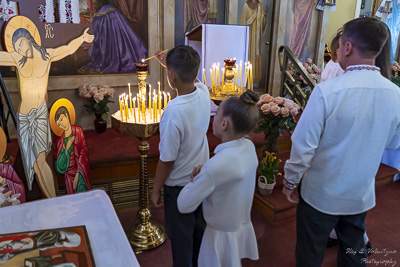 The Bright Resurrection of Christ. Blessing of Baskets.