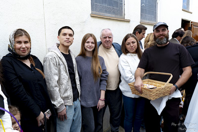 The Bright Resurrection of Christ. Blessing of Baskets.