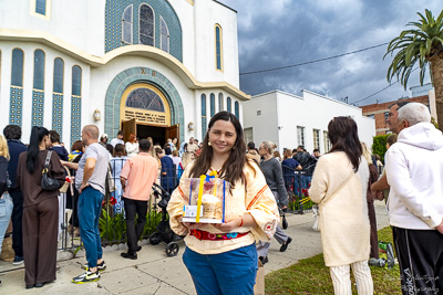The Bright Resurrection of Christ. Blessing of Baskets.