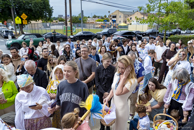 The Bright Resurrection of Christ. Blessing of Baskets.
