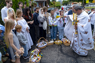 The Bright Resurrection of Christ. Blessing of Baskets.