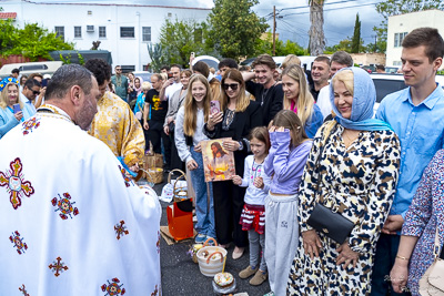 The Bright Resurrection of Christ. Blessing of Baskets.