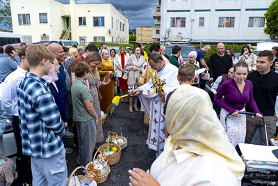 The Bright Resurrection of Christ. Blessing of Baskets.