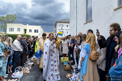 The Bright Resurrection of Christ. Blessing of Baskets.