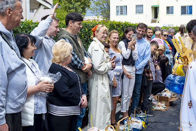 The Bright Resurrection of Christ. Blessing of Baskets.