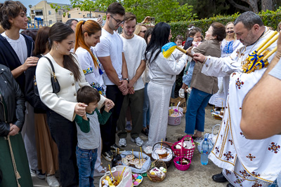 The Bright Resurrection of Christ. Blessing of Baskets.