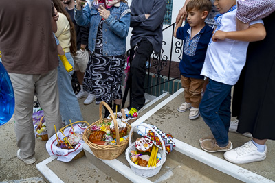 The Bright Resurrection of Christ. Blessing of Baskets.
