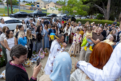 The Bright Resurrection of Christ. Blessing of Baskets.