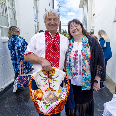 The Bright Resurrection of Christ. Blessing of Baskets.