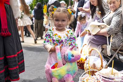 The Bright Resurrection of Christ. Blessing of Baskets.