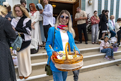 The Bright Resurrection of Christ. Blessing of Baskets.