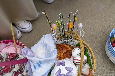 The Bright Resurrection of Christ. Blessing of Baskets.