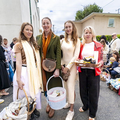 The Bright Resurrection of Christ. Blessing of Baskets.